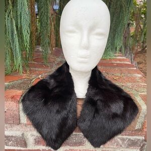 Elegant Black Mink Fur Collar Fun Way To Dress Up A Coat